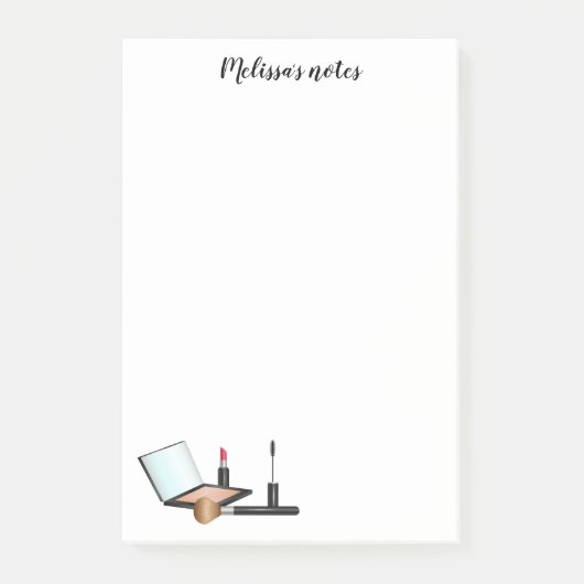 メイクアップアイテムキットとカスタムタイトル ポストイット (正面)