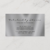 メイクアップアイブロウレイズグリッターブラックグレーシルバー 名刺 (裏面)