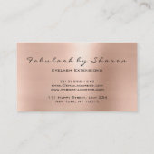 メイクアップアイブロウレイズグリッター結晶バラ金ゴールド 名刺 (裏面)