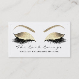 メイクアップアイブロウ美しいラッシュグリッター金ゴールドホワイト1 名刺