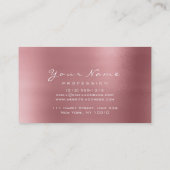 メイクアップアイブロックスエクステンショングリッターバラ金ゴールド 名刺 (裏面)