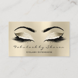 メイクアップアイブロッシュエクステンショングリッターシャンパイニュ 名刺