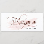 メイクアップアイラッシュバラ金ゴールドギフト証明書 メニュー (裏面)