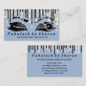 メイクアップアイランドシルバースモークブルーグレー 名刺 (正面/裏面)