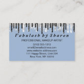 メイクアップアイランドシルバースモークブルーグレー 名刺 (裏面)