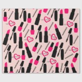 メイクアップアクセサリーラッピング紙 ラッピングペーパー (フラット)