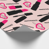 メイクアップアクセサリーラッピング紙 ラッピングペーパー (角)