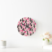 メイクアップアクセサリー壁時計 ラウンド壁時計 (ホーム)