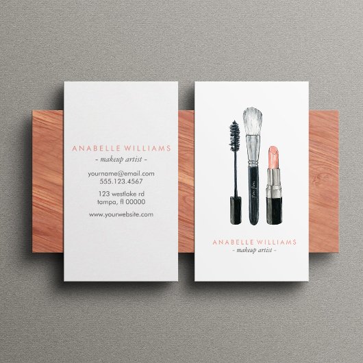 メイクアップアクセサリー 名刺