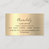 メイクアップアフィリエイトマーケティングホログラフィック虹 名刺 (裏面)