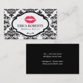 メイクアップアーティスクラシックトクエレガントスレッドリップ 名刺 (正面/裏面)