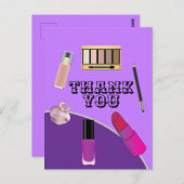 メイクアップアーティストに感謝を ポストカード (正面/裏面)