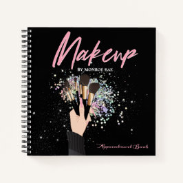 メイクアップアーティストのアポイントメントログまたは情報 ノートブック