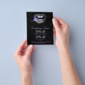 メイクアップアーティストのプロモーション・フライヤー チラシ (手)