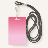 メイクアップアーティストの写真qrコードpink small business バッジ (裏面ランヤード)