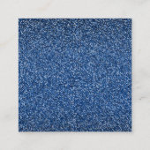 メイクアップアーティストの名刺グリッター効果 スクエア名刺 (裏面)