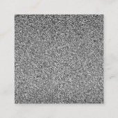 メイクアップアーティストの名刺グリッター効果 スクエア名刺 (裏面)