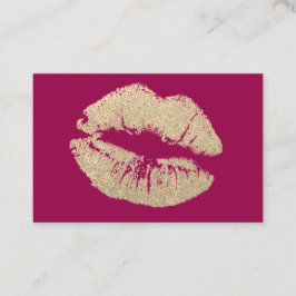 メイクアップアーティストの名刺 – ゴールデンキス 名刺