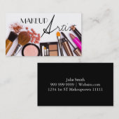 メイクアップアーティストの名刺 名刺 (正面/裏面)