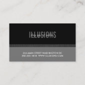 メイクアップアーティストの名刺 名刺 (裏面)