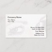 メイクアップアーティストの名刺 名刺 (裏面)