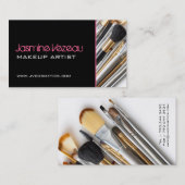 メイクアップアーティストの名刺 名刺 (正面/裏面)