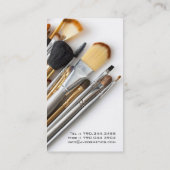 メイクアップアーティストの名刺 名刺 (裏面)