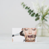 メイクアップアーティストの名刺 名刺 (スタンド正面)