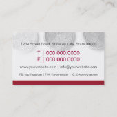 メイクアップアーティストの名刺 名刺 (裏面)