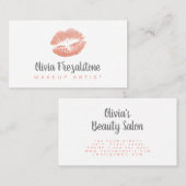 メイクアップアーティストの名刺 名刺 (正面/裏面)