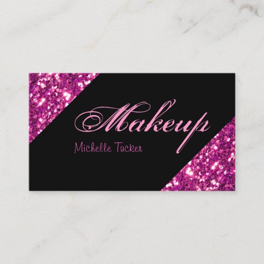 メイクアップアーティストの名刺 名刺 (正面)