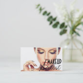 メイクアップアーティストの名刺 名刺 (スタンド正面)