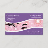 メイクアップアーティストの名刺 名刺 (正面)