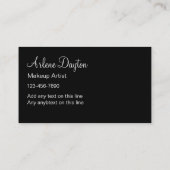メイクアップアーティストの名刺 名刺 (裏面)