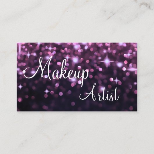 メイクアップアーティストの名刺 名刺 (正面)