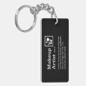 メイクアップアーティストの定義おもしろい- MUA キーホルダー (正面左)