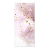 メイクアップアーティストの水彩画 |フェイクグリッター価格表 ラックカード (裏面)