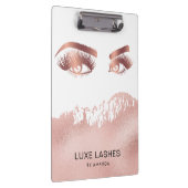 メイクアップアーティストの目のバラ金ゴールドグリッター クリップボード (右)