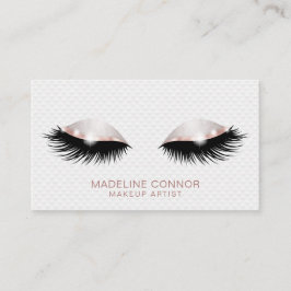 メイクアップアーティストの目のバラ金ゴールドグリッター 名刺