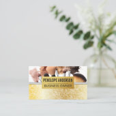 メイクアップアーティストの組み合わせブラシ 名刺 (スタンド正面)