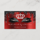 メイクアップアーティストまつげ延長ロイヤリティ 名刺 (正面)