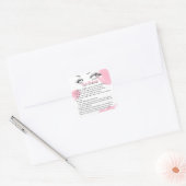 メイクアップアーティストまぶしアフターケアの指示 スクエアシール (封筒)