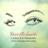 メイクアップアーティストまぶし黒白シンプル ウィンドウサイン (シート3)