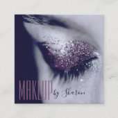 メイクアップアーティストアイグレイ名刺 スクエア名刺 (正面)