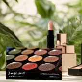 メイクアップアーティストアイシャドパレットレインボーグリッター マグネット名刺