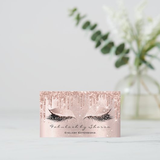 メイクアップアーティストアイズブラッシュグリッタードリップスバラパウダー 名刺 (スタンド正面)