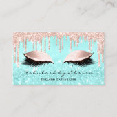 メイクアップアーティストアイズブラッシュグリッタードリップスバラブルー 名刺 (正面)