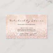 メイクアップアーティストアイズブラッシュグリッタードリップスバラ金ゴールド1 名刺 (裏面)