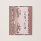 メイクアップアーティストアイズラッシュグリッタードリップスパークボー ジグソーパズル (縦)