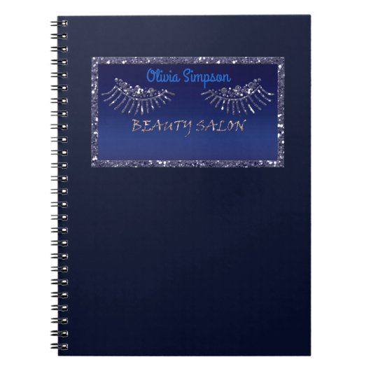 メイクアップアーティストアイズラッシュグリッタードリップスパークボー ノートブック (正面)
